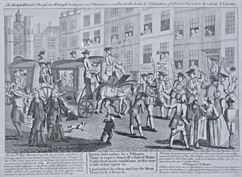 The British Patriots Procession through London and Westminster